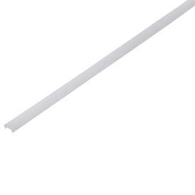 Ansell Lighting dekkskinne, 43x17,7 mm, 2 meter, opal