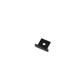 Ansell Lighting endestykke, sparkling, med hull, 11,3x35,5 mm, svart