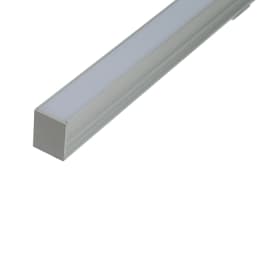 Ansell Lighting LED skinne, indbyg, 26x21,3 mm, 2 meter, aluminium