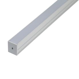 Ansell Lighting LED skinne, indbyg, 26x21,3 mm, 2 meter, hvid