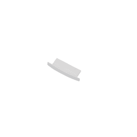 Ansell Lighting endestykke, uten hull, 9,7x30,6 mm, hvit