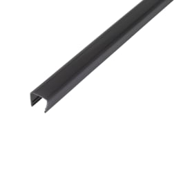 2M sort afskærmning til 15x18 Profil