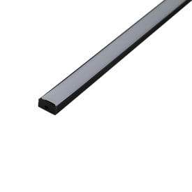 2M PÃ¥byg Profil 8x17,1 (indv. 12,3mm) IP20 sort