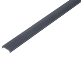 2M sort afskærmning til 8x17,1 Profil