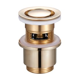 Secher AF 714-E bundventil, push-open, messing