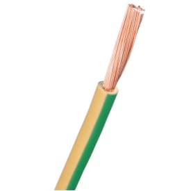 200 meter Ledning H07V2-K PVT90 1G1,5 gul/grøn S200