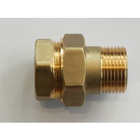 11/2" lige løbende Radiator forskruning