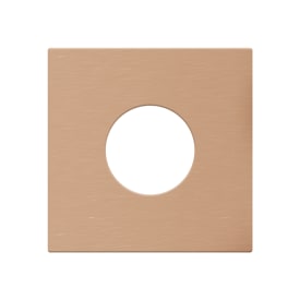 Grohe roset, til indbygningsdele, 70x70 mm, børstet kobber