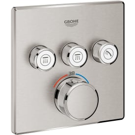 Grohe Grohtherm SmartControl brusearmatur, børstet krom