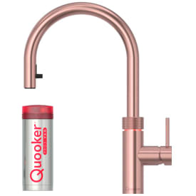Quooker Flex Pro3 køkkenarmatur, kogende vand, rosa kobber