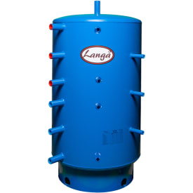 Langå buffertank, 2 spiraler, 300 liter