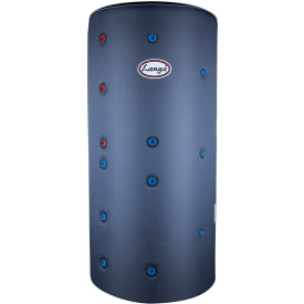 Langå buffertank, isoleret, 2 spiraler, 500 liter
