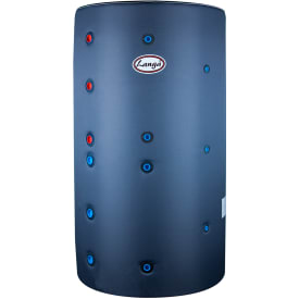 Langå buffertank, isoleret, 2 spiraler, 750 liter