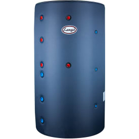 Langå buffertank, isoleret, sanitetsspiral, 750 liter
