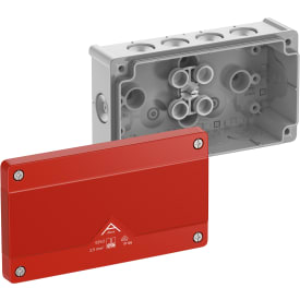 Forgreningsdåse Abox 025/2-L/SB rød/grå