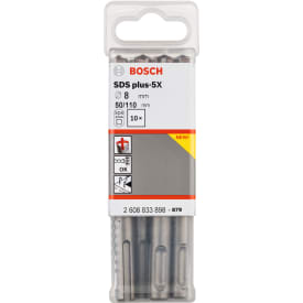 Bosch 4-skærs hammerbor SDS-plus-5X, 8x50/110 mm, 10 stk.