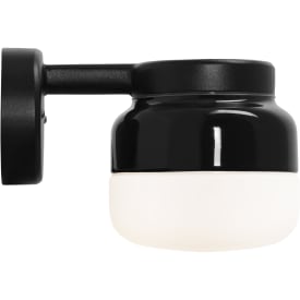 Ifö Electric Ohm væglampe, sort/opal