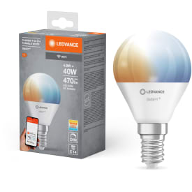 4 stk Ledvance Smart+ Wifi E14 kronepære, 2700K-6500K, 4,9W