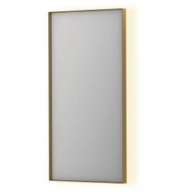 Sanibell Ink SP32 spegel med belysning, dimbar, 40x80 cm, borstad guld