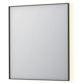 Sanibell Ink SP32 spegel med belysning, dimbar, 70x80 cm, matt svart