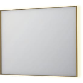 Sanibell Ink SP32 speil med lys, 100x80 cm, børstet gull