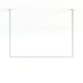 Metallbude Rubi tøjstativ, 80x80 cm, hvid