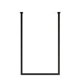 Metallbude Tensi håndklædeholder, 50 cm, sort