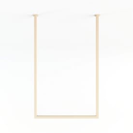 Metallbude Tensi håndklædeholder, 50 cm, beige