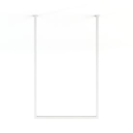 Metallbude Tensi håndklædeholder, 50 cm, hvid