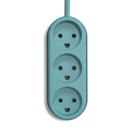 ColorCable stikdåse, turkis