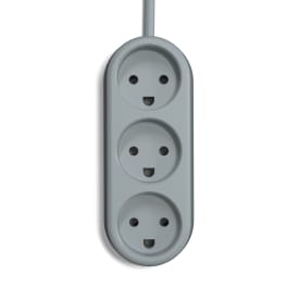 ColorCable stikdåse, grå