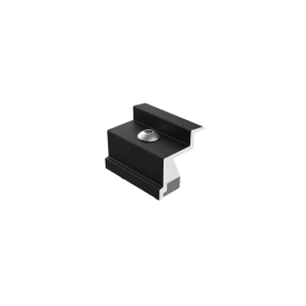 10 st Ändklämma 29-35 mm svartanodiserad aluminium