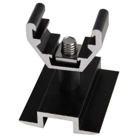 10 stk Mellemklips 30-47 mm sort-eloxeret aluminium