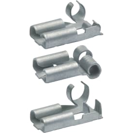 100 stk Spademuffe 6,3 x 0,8 mm 0,5-1 mm² ledertilslutn på siden type B