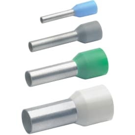 1000 stk Terminalrør Isoleret 0,5 mm², L: 14 mm