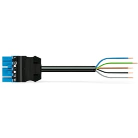 Tilslutningskabel Cca Han/fri 5-P Hun/fri 2m 5G1,50mm² blå kodn.I