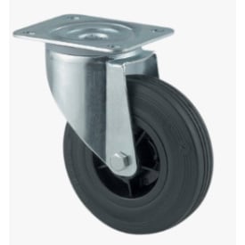 Transporthjul, svängbar, 160mm, 135kg last