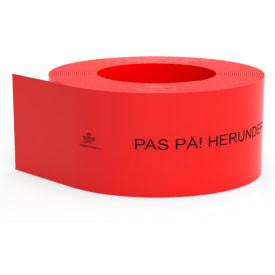 Kabeldækbånd 100x2,0 mm, rød, metervare