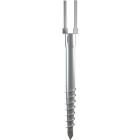 4 st Stavrex 65 x 750 mm jordskruv för 3" staketstolpe, 1:20 maskin