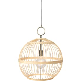 2 st Halo Design Stockholm pendellampa, natur, Ø50 cm