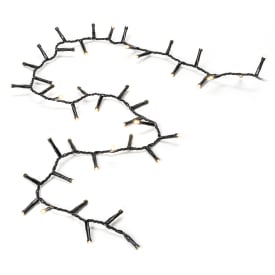 6 stk Konstsmide Cluster lyskæde, 600 varm hvide lys, 13,18 meter