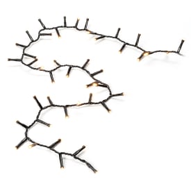 Konstsmide Cluster udendørs lyskæde, 800 ravfarvede lys, 17,58 meter