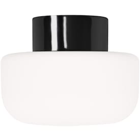 Ifö Electric Solenne loft-/væglampe, sort, Ø21 cm