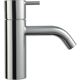 Vola HV1+30 servantbatteri, 120 mm tut, uten bunnventil, standard grep, børstet krom