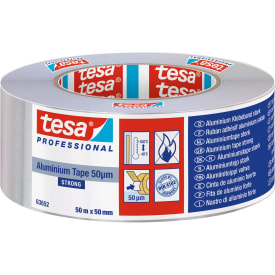 Tesa 63652 aluminiumstape, 50 mm, 50 meter