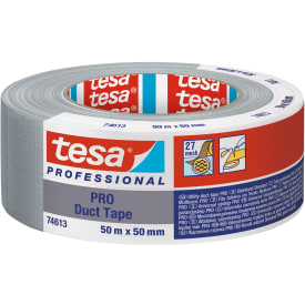 Tesa Pro 74613 lærredstape, grå, 50 mm, 50 meter