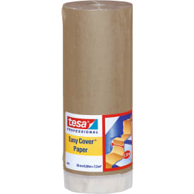 Tesa afdækningstape med papir, 300 mm, 25 meter