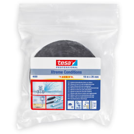 Tesa selvvulkaniserende tape, svart, 25 mm, 10 meter