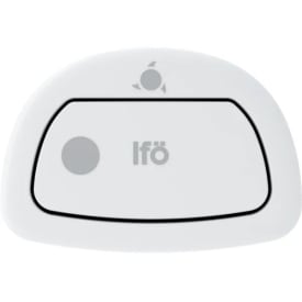 Ifö Sign spolknapp med Fresh WC, enkelspolning, vit