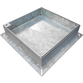 Jesmig 600 x 105-135 mm brønddæksel til integrerede fliser, 5 t